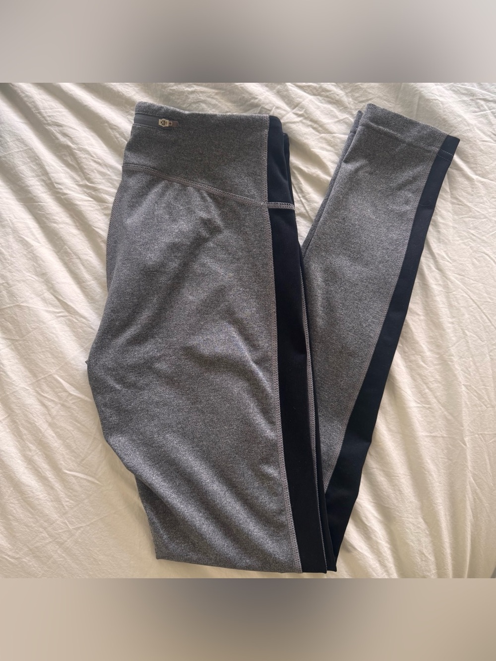 Z by Zella Gray & Black High-Waist Athletic Leggings - Picture 2 of 5
